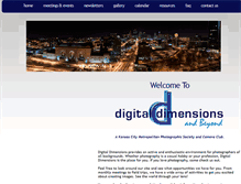 Tablet Screenshot of digitaldimensionskc.com